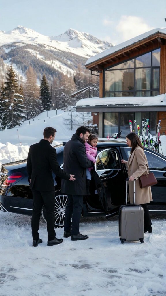 private chauffeur geneva to courchevel